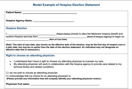 Use This Election Statement Updated 3/2024